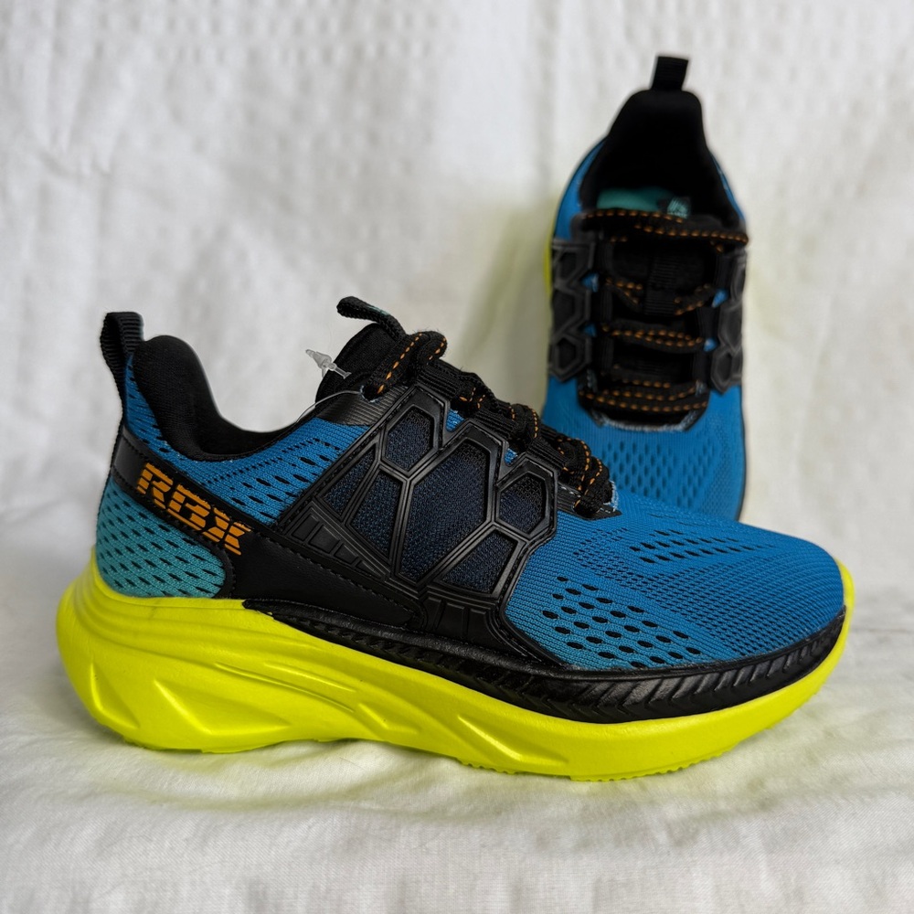 RBX Kids Blue and Yellow Athletic Shoes Toddler size 11.5 Running Sneakers